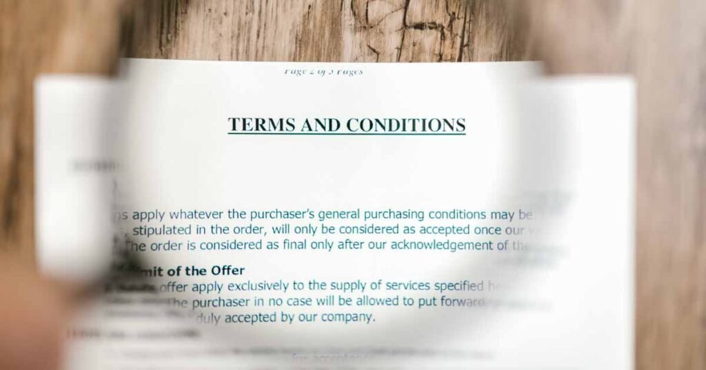 Terms and Conditions